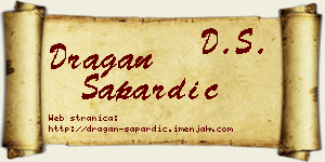 Dragan Sapardić vizit kartica